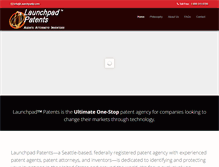 Tablet Screenshot of launchpadpatents.com